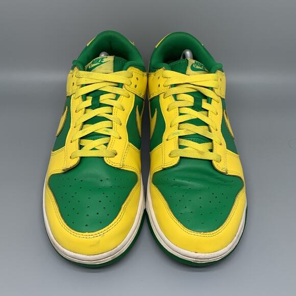 Nike Dunk‎ Low Retro Reverse Brazil Running Shoes DV0833-300 Men's Sz 11 - Picture 2 of 10
